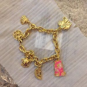 NWT Lilly Pulitzer Charm Bracelet